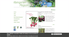 Desktop Screenshot of kleingartenmagazin.de